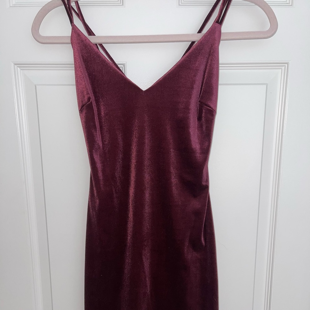 Windsor Maroon Mini Dress